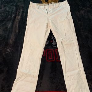 Banana Republic White Chino Sz 32
